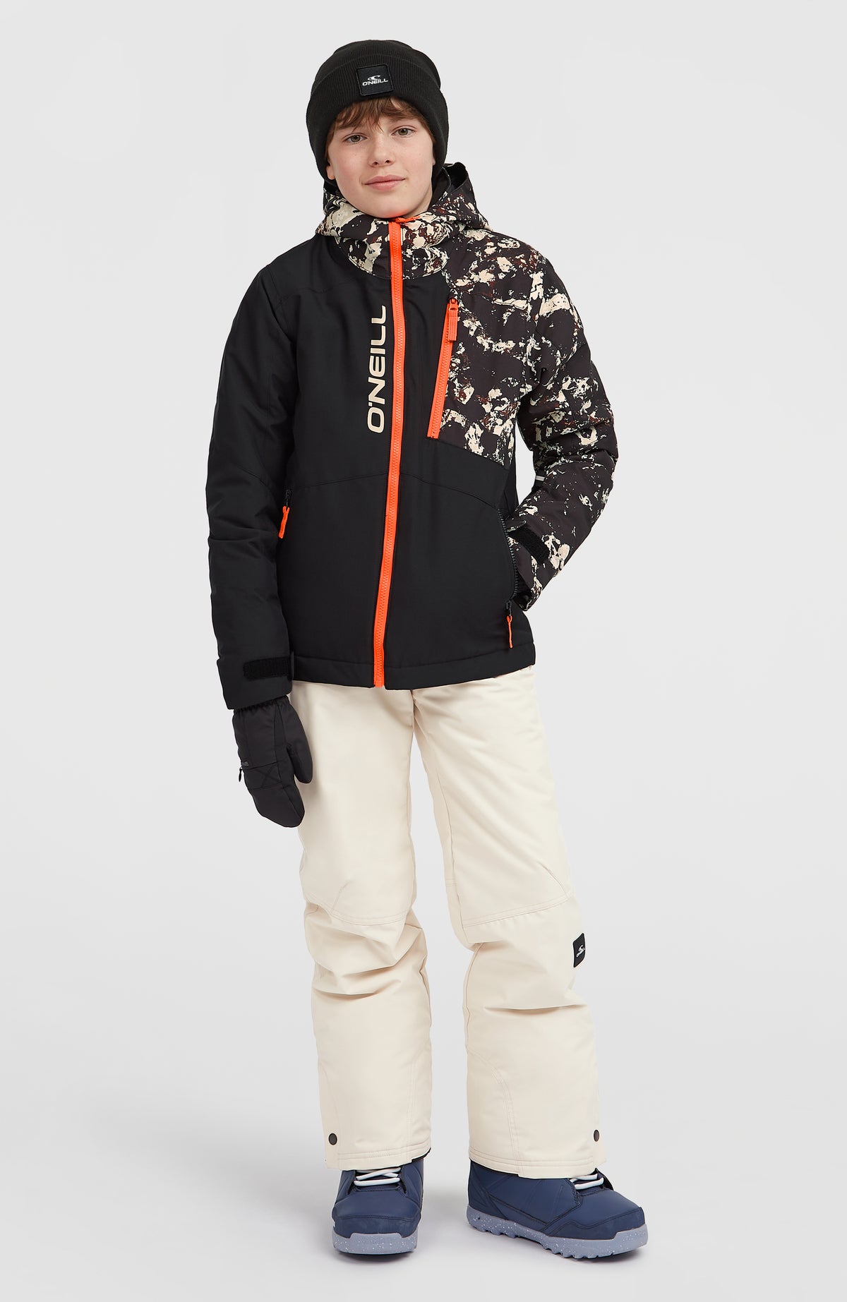 FWC'Cruz Block Skijacke | Black/Beige Quarry