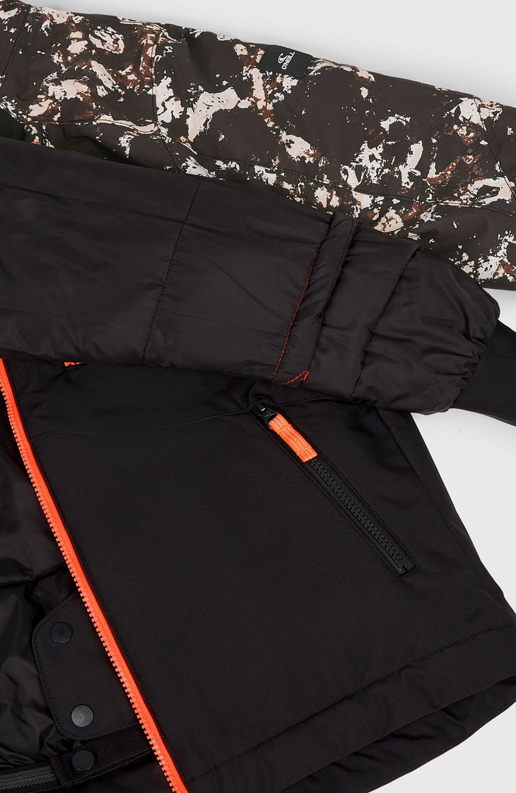 FWC'Cruz Block Skijacke | Black/Beige Quarry