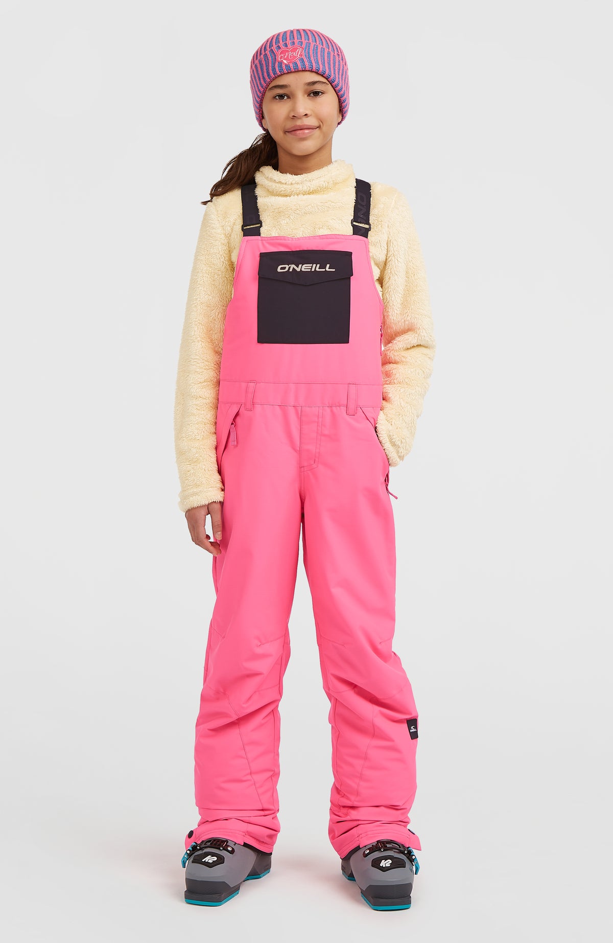 FWC'Cruz Bib Skihose | Skater Pink Colour Block