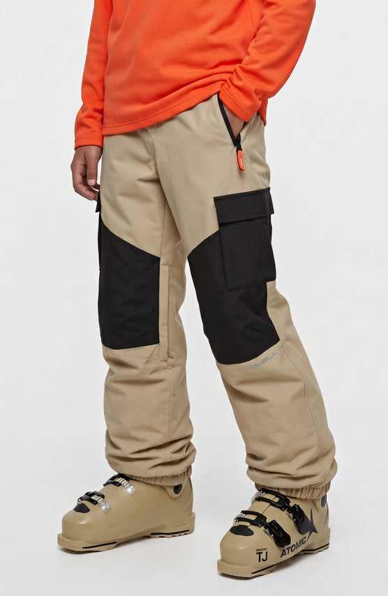 FWC'Cruz Cargo-Skihose | Olive Blush Colour Block