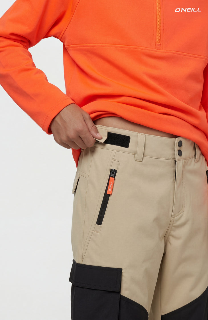 FWC'Cruz Cargo-Skihose | Olive Blush Colour Block