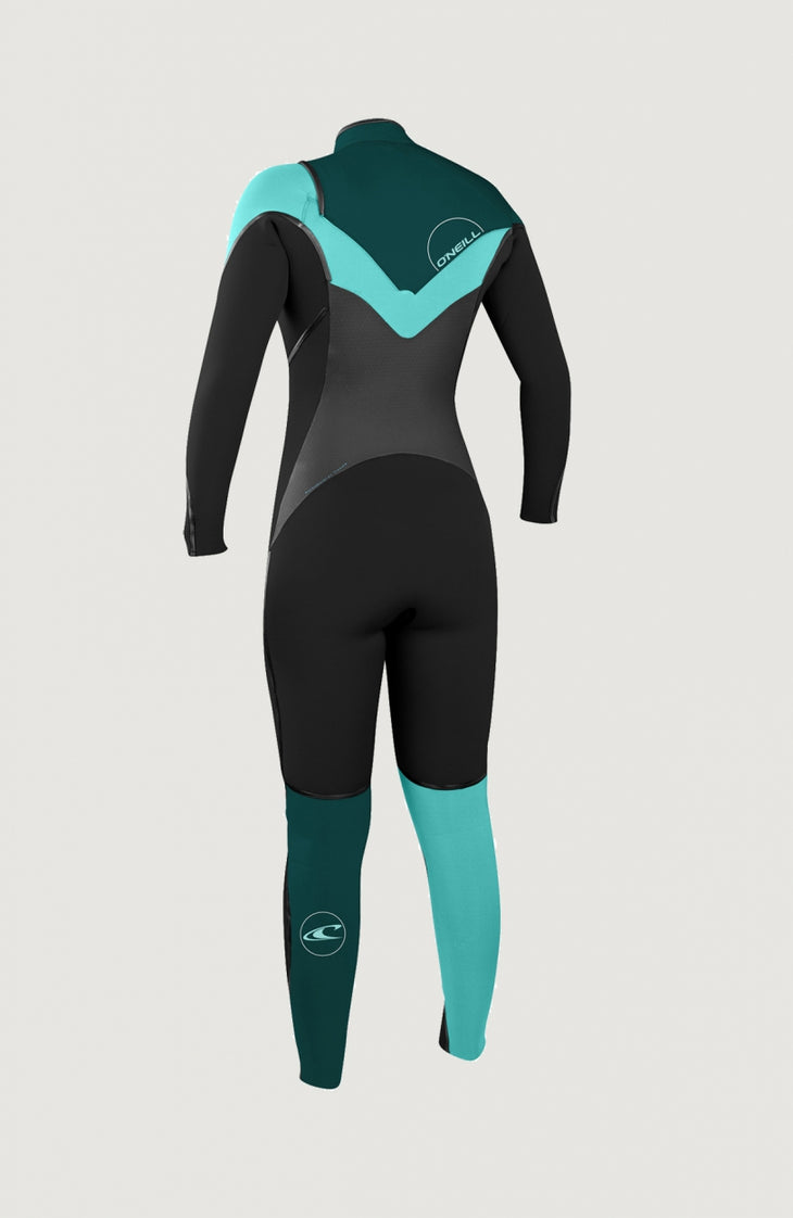 Psycho Tech Chest Zip 3/2mm Full Wetsuit | Black
