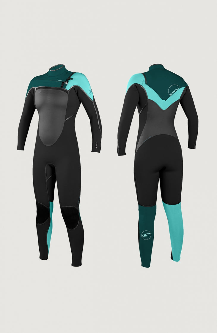 Psycho Tech Chest Zip 3/2mm Full Wetsuit | Black