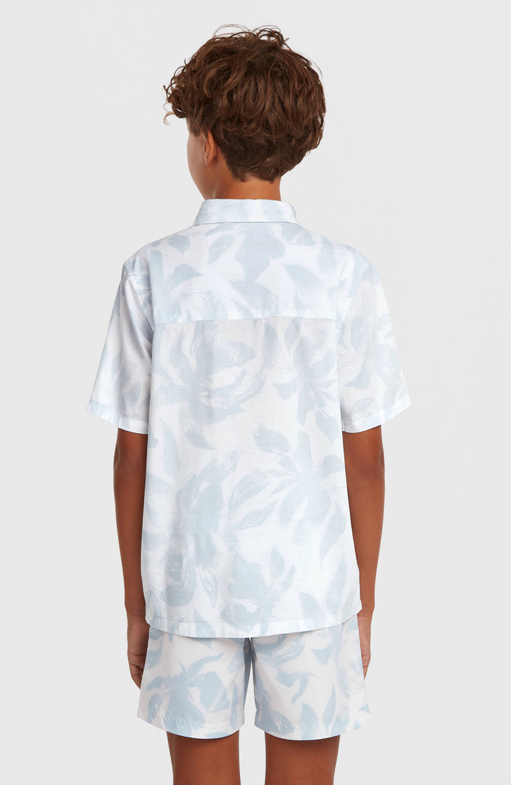 Print-Shirt | White Spray Flower