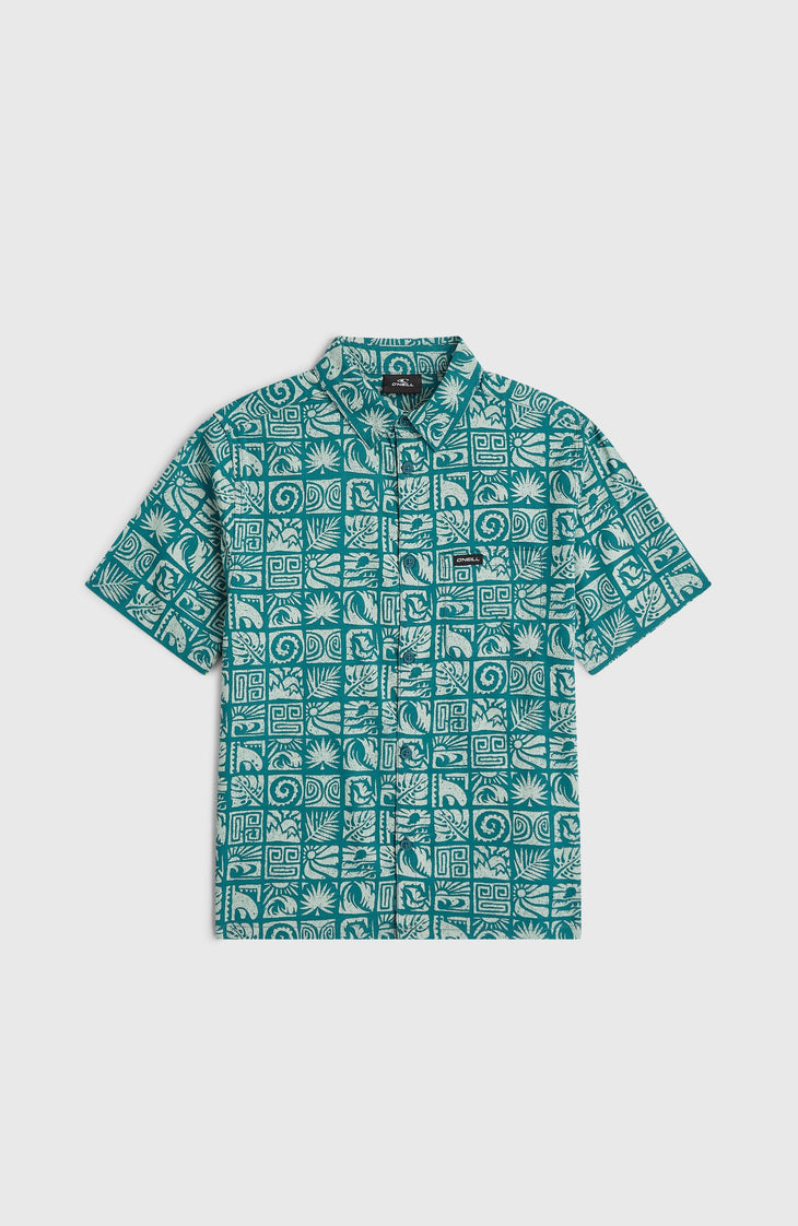 Print-Shirt | Blue Bricks
