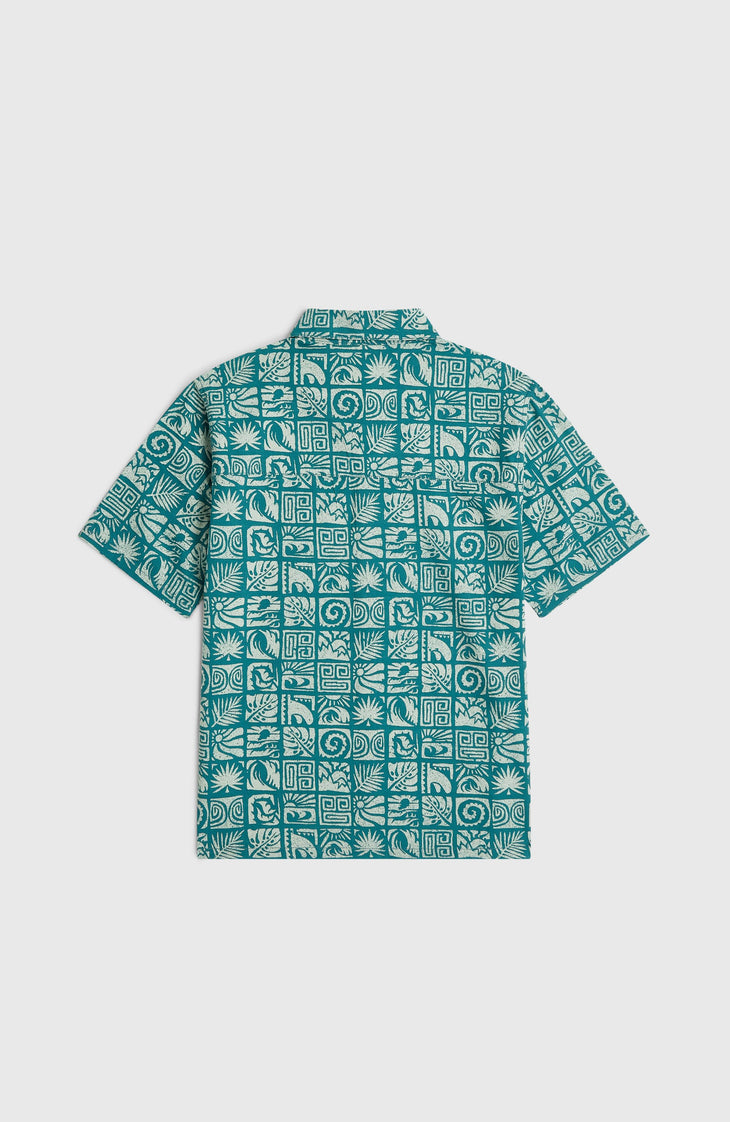 Print-Shirt | Blue Bricks