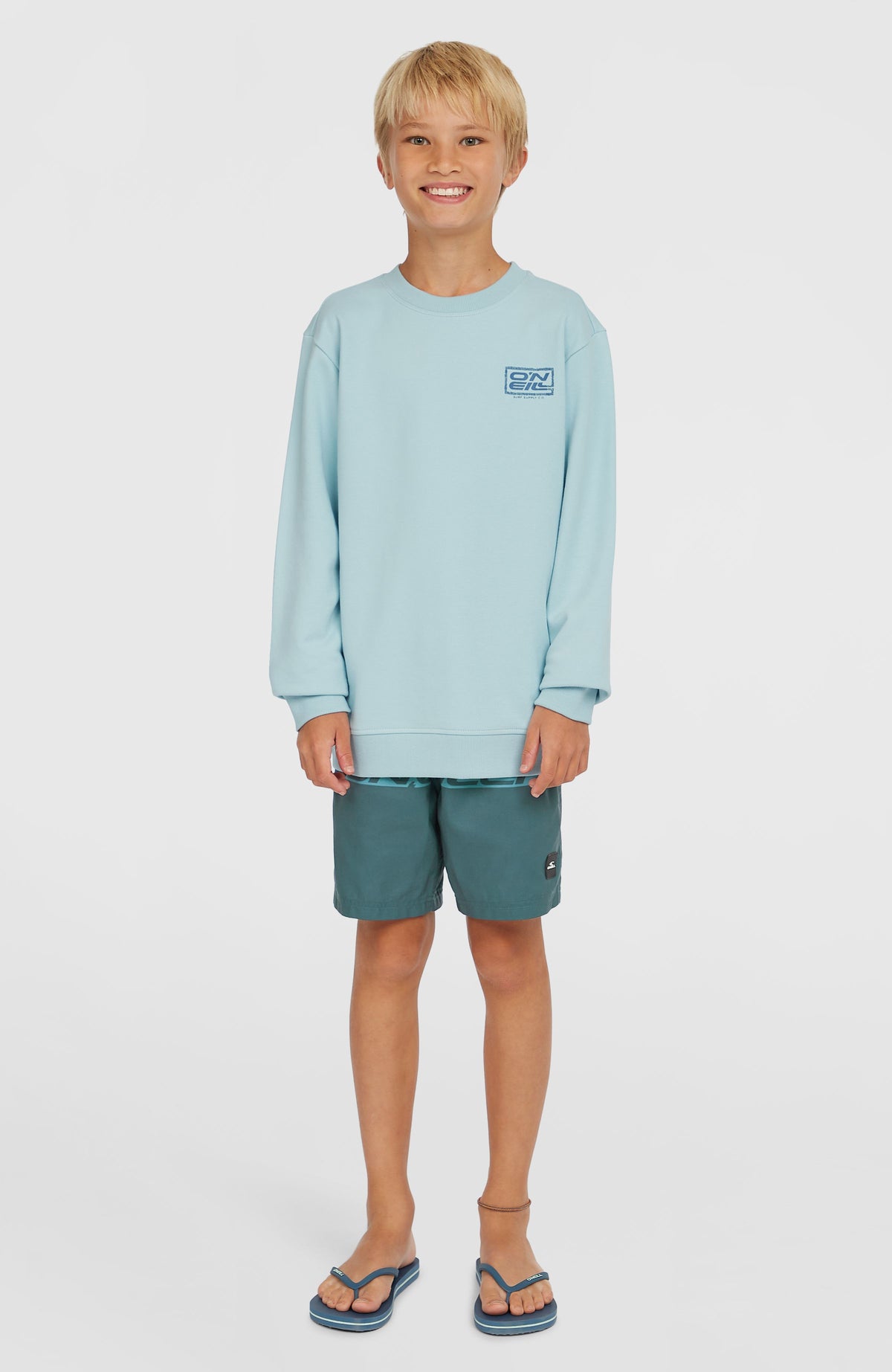 Logo Crew Sweatshirt | Morning Glory