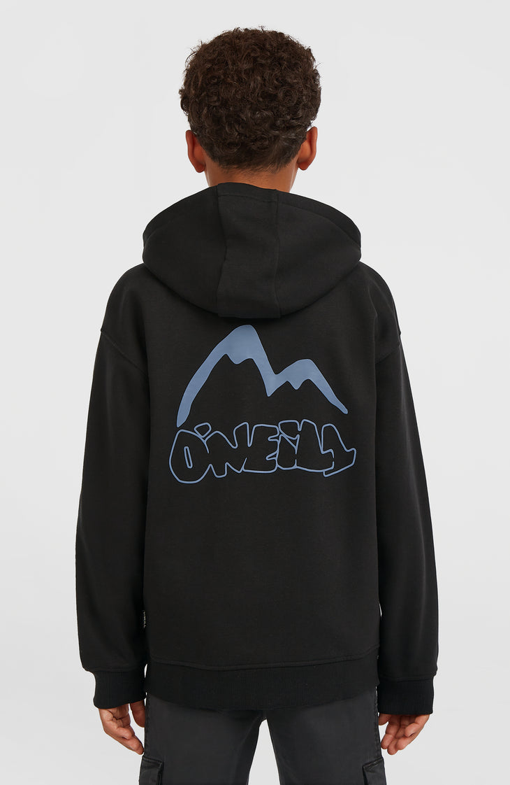 Must-Have Kapuzenjacke mit Reißverschluss | Black Out