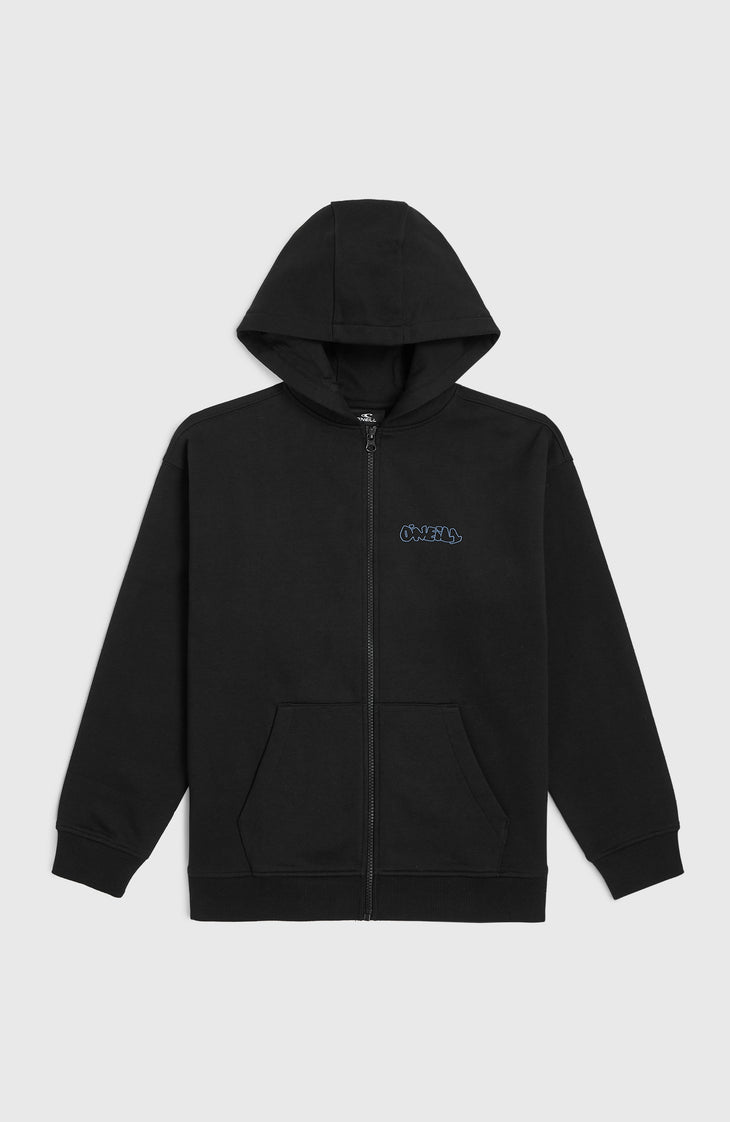 Must-Have Kapuzenjacke mit Reißverschluss | Black Out