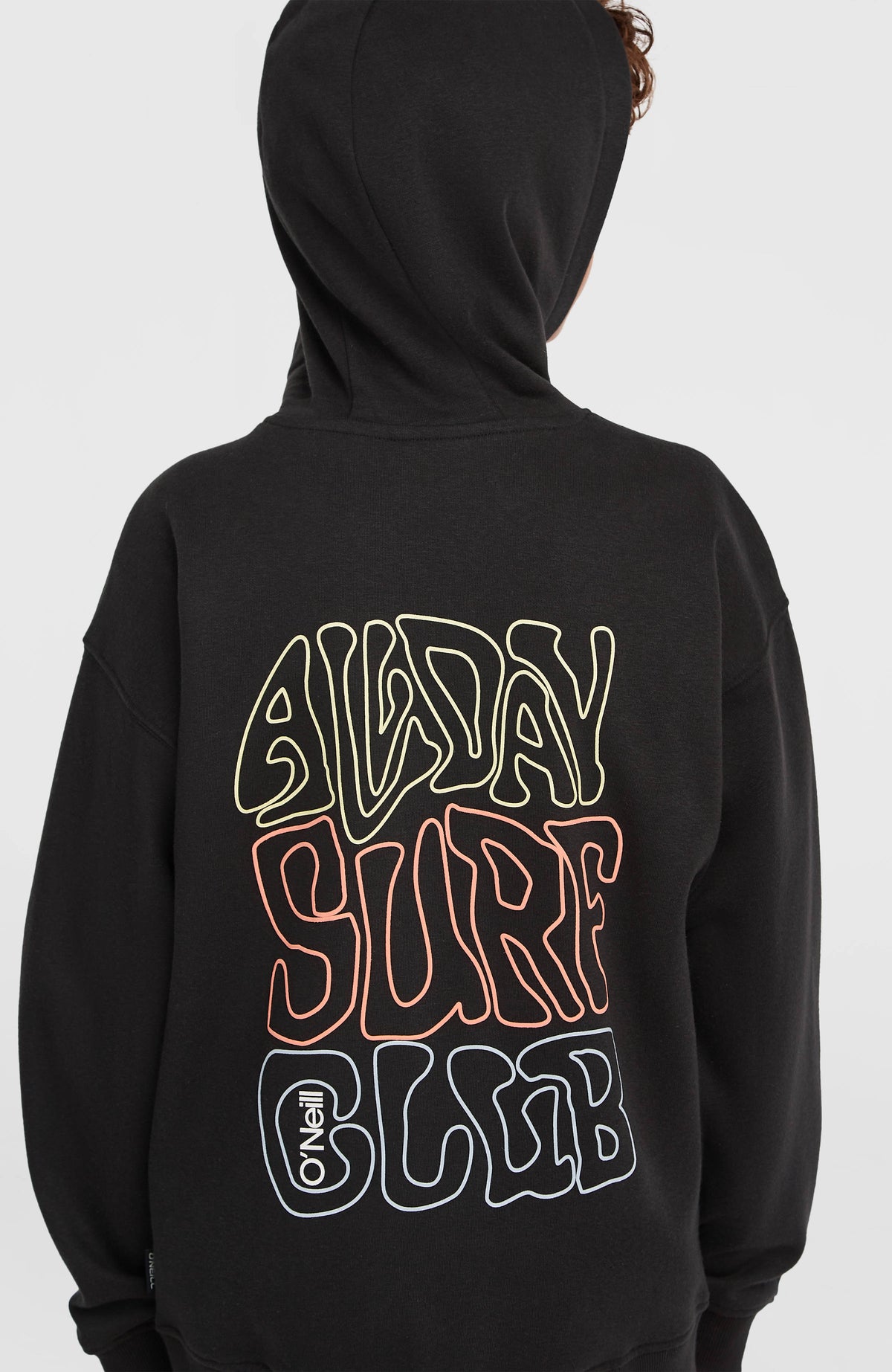 Graphic Kapuzenjacke mit Reißverschluss | Black Out