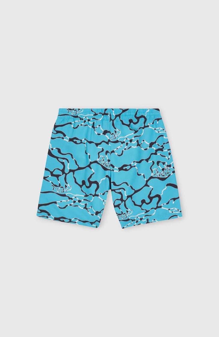 Jack O'Neill Cali Crazy 14'' Badehose | Light Blue Ocean View