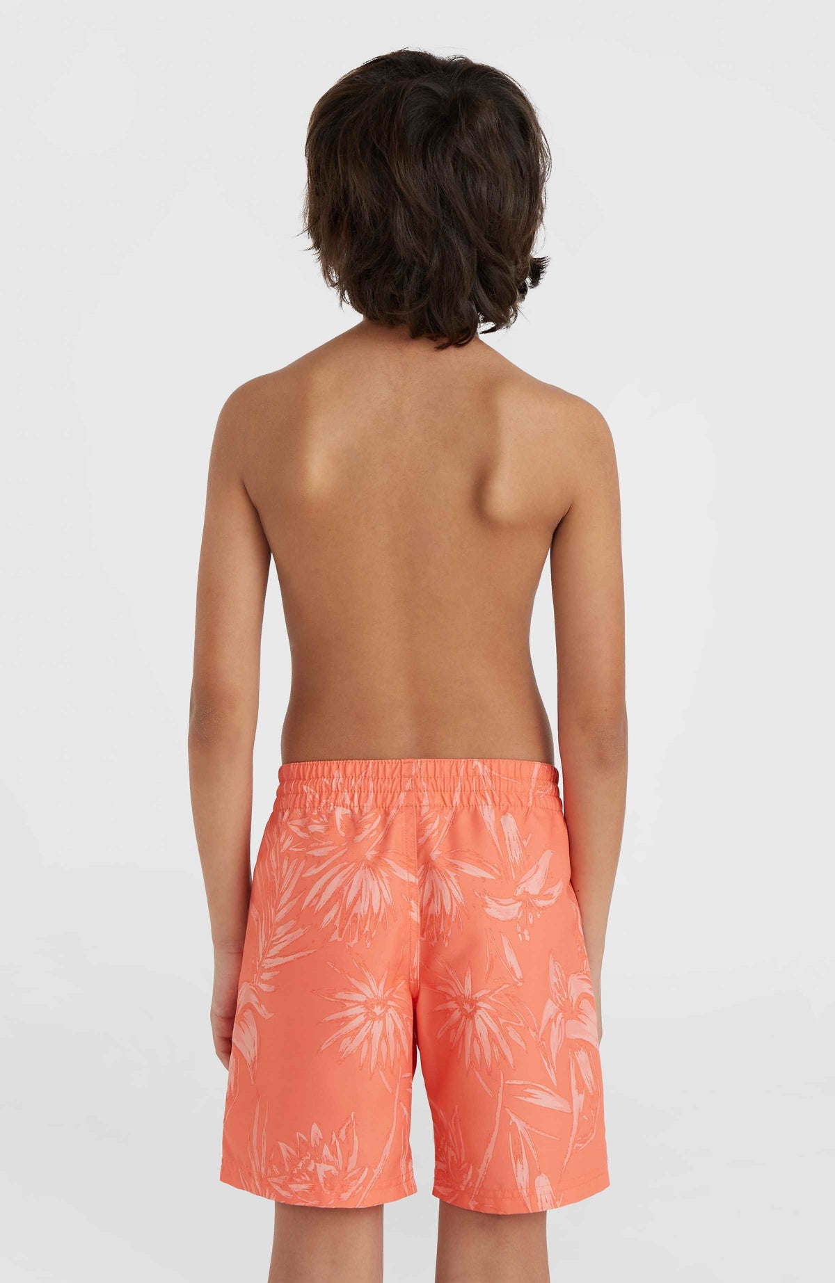 Mix and Match Cali Floral 14'' Badehose | Living Coral Tonal Tropicana