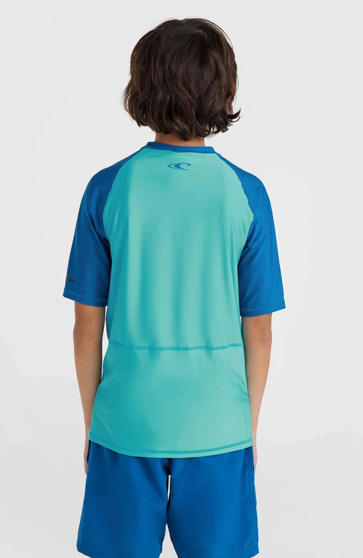 Essentials Cali Shortsleeve-Schwimmshirt | Neon Blue