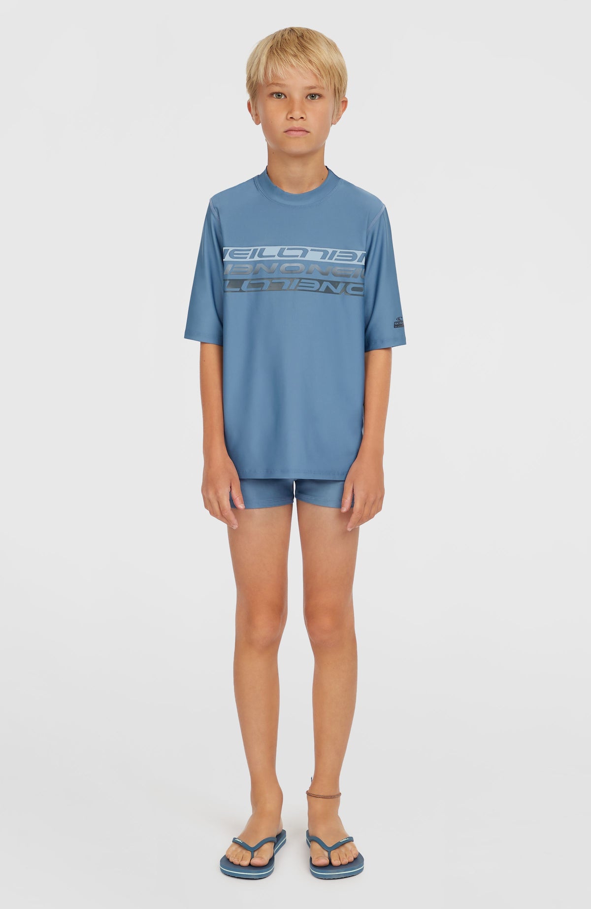 Shortsleeve-Schwimmshirt | Copen Blue