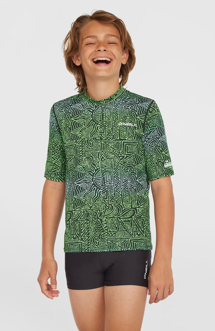 Shortsleeve-Schwimmshirt | Blue Gradikat