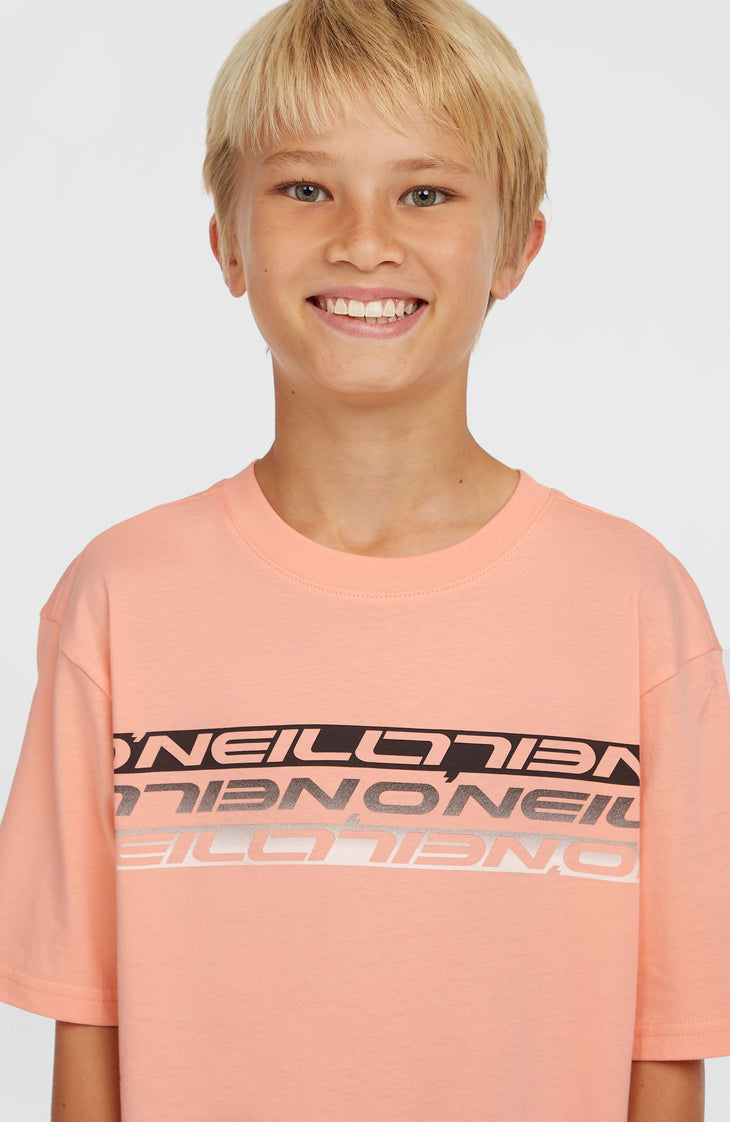 Stripe T-Shirt | Coral Pop