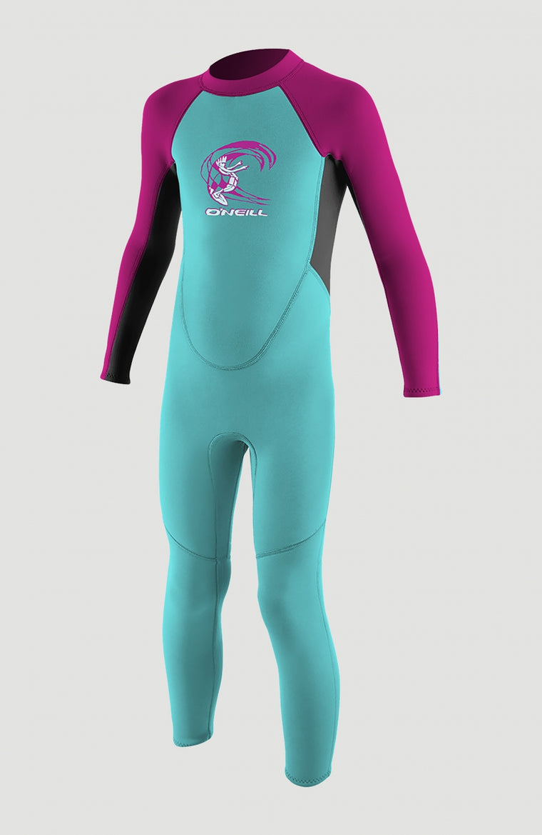Toddler Reactor-2 2mm Back Zip Full Girls | Light Aqua Toddler Reactor-2 2mm Back Zip Full Girls | Light Aqua