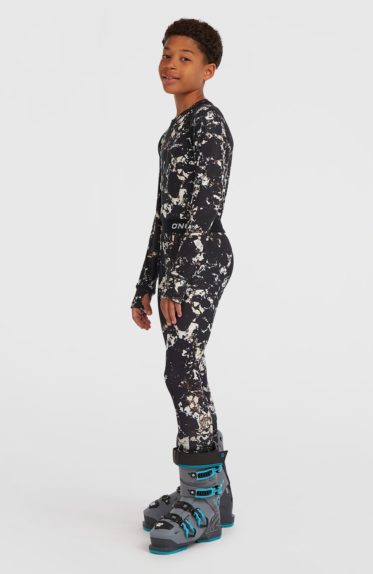 Baselayer-Set | Black/Beige Quarry