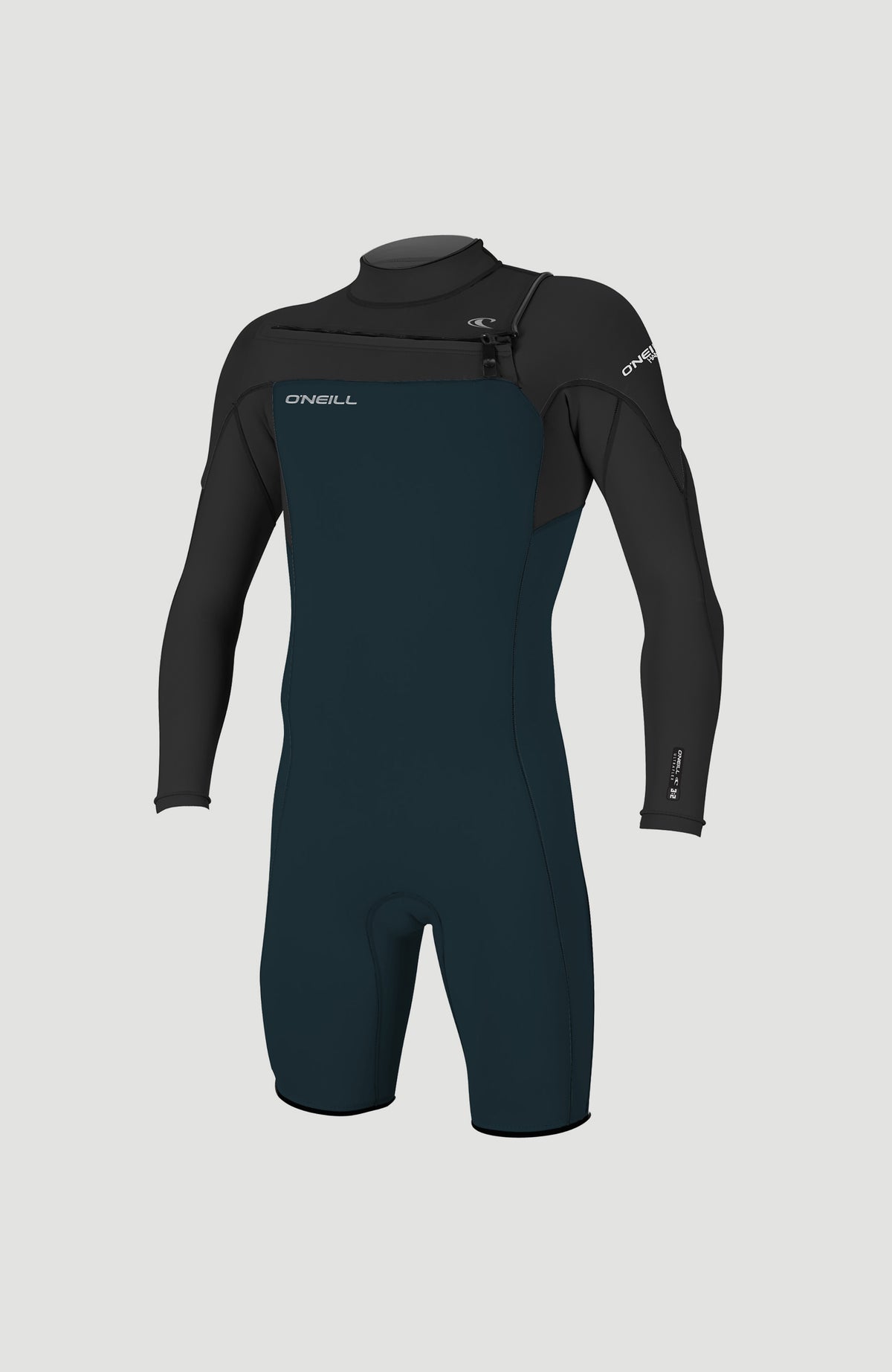 Hammer 2mm Chest Zip Long Sleeve Spring Wetsuit | SLATE/BLACK/BLACK