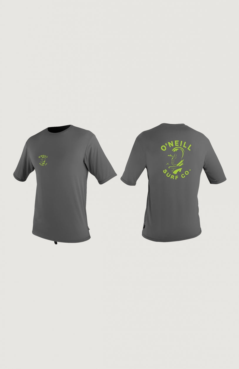 Skins Graphic Short Sleeve Rash Tee | Black/Charcoal