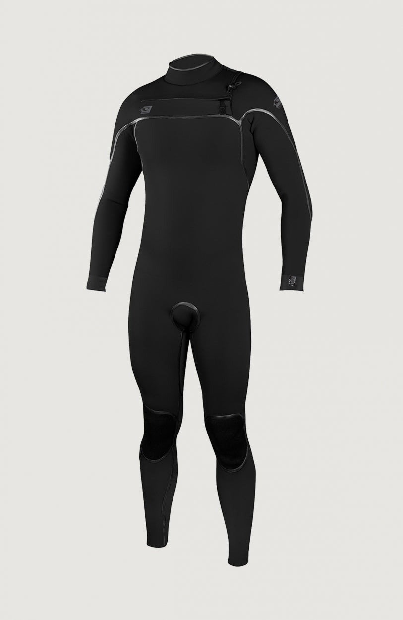 Psycho One Chest Zip 4/3mm Full Wetsuit | BLACK/BLACK