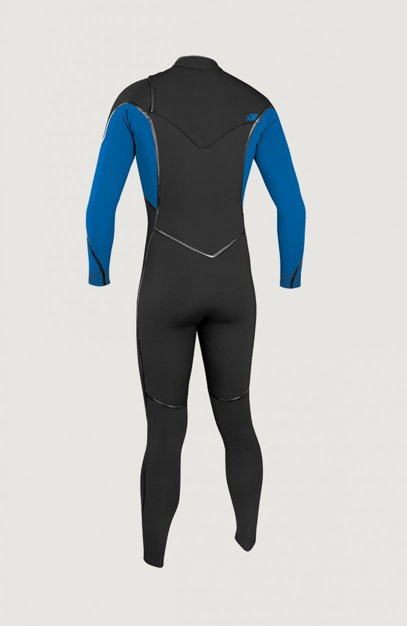 Psycho One Chest Zip 5/4mm Full Wetsuit | BLK/OCEAN