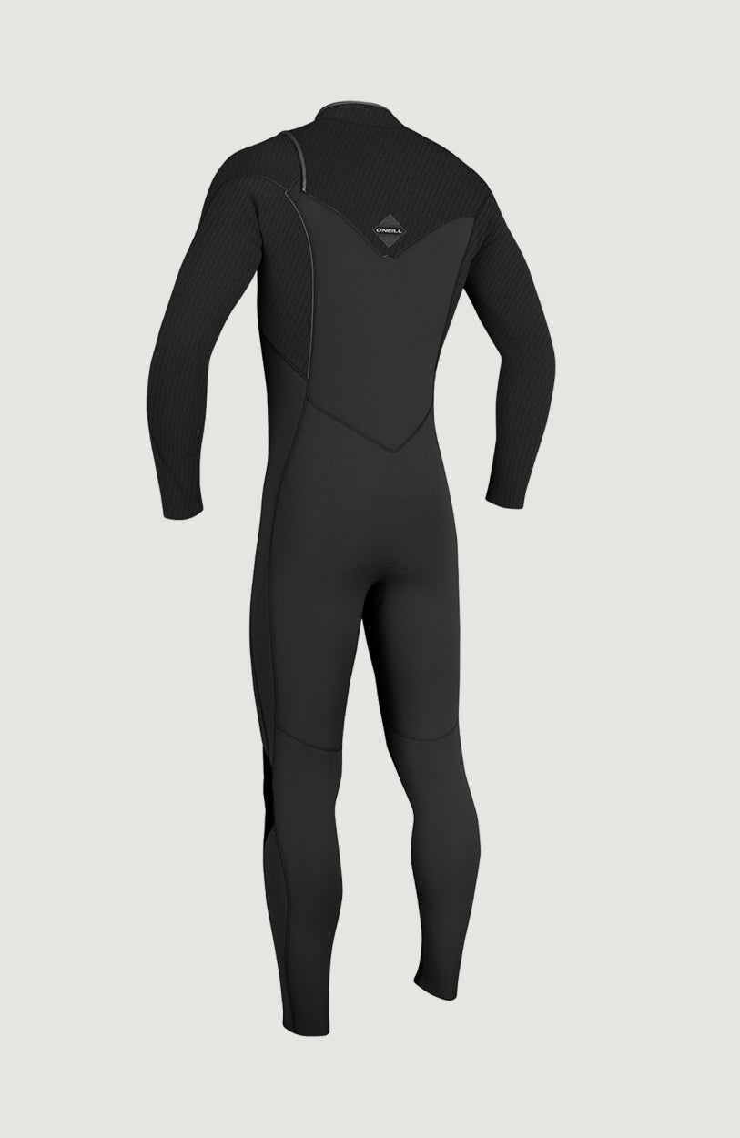 Hyperfreak Chest Zip 3/2mm Full Wetsuit | BLACK/BLACK
