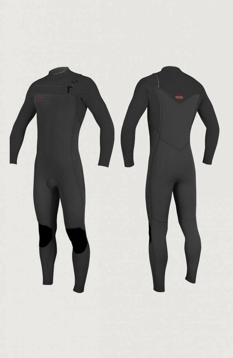 Hyperfreak 4/3mm Chest Zip Full Wetsuit | Grey Hyperfreak 4/3mm Chest Zip Full Wetsuit | Grey