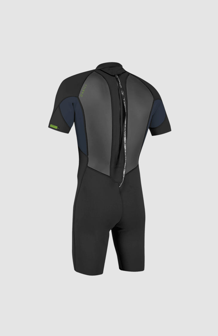 Reactor-2 2mm Back Zip Short Sleeve Spring Wetsuit | BLK/SLATE