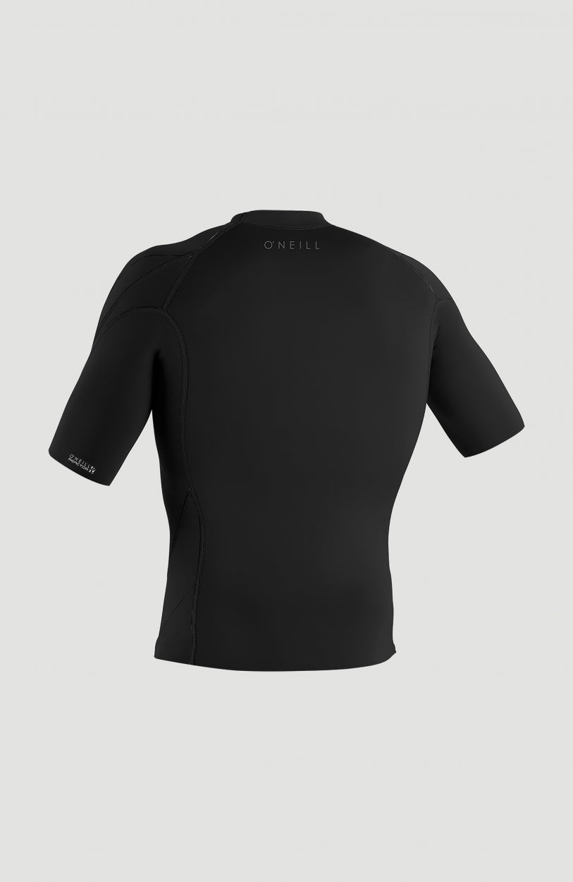 Reactor-2 1mm Short Sleeve Top | A05 BLK/BLK/BLK