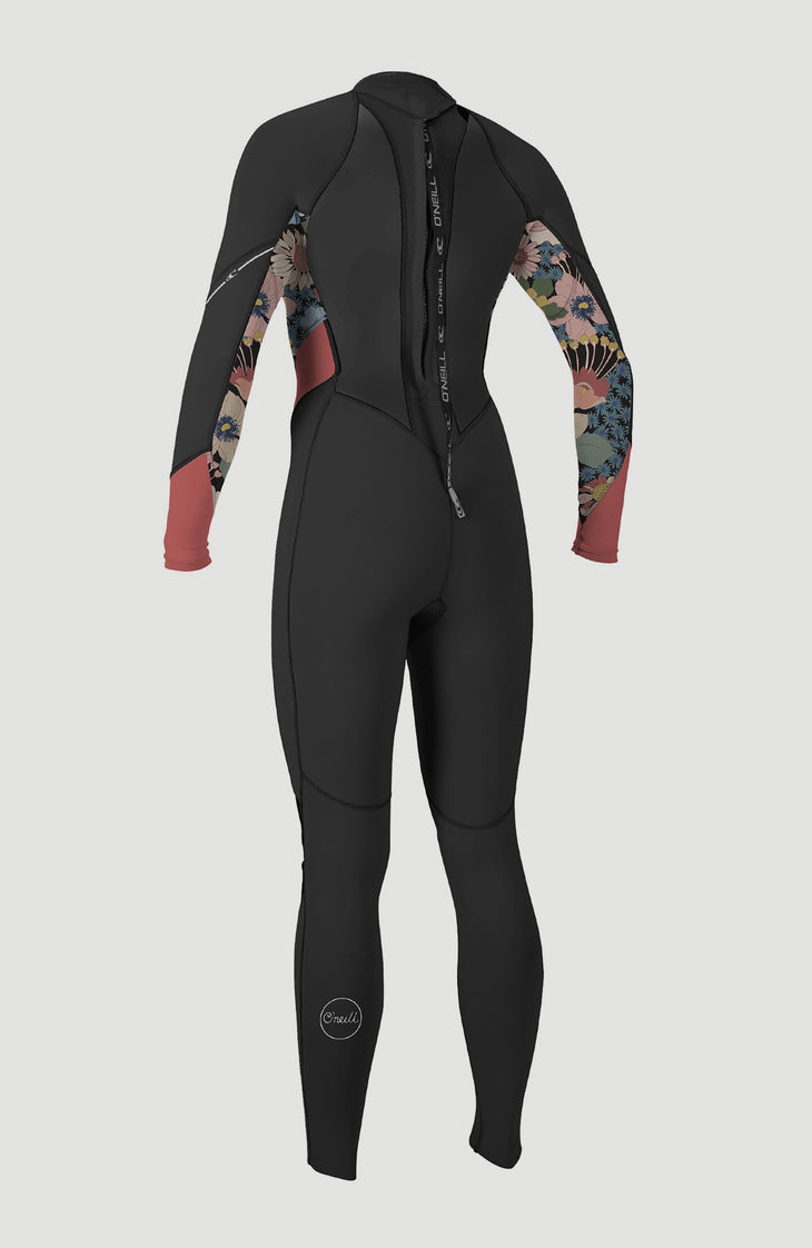 Wms Bahia 3/2 Back Zip Full | BLACK/TWIGGY/TEA ROSE