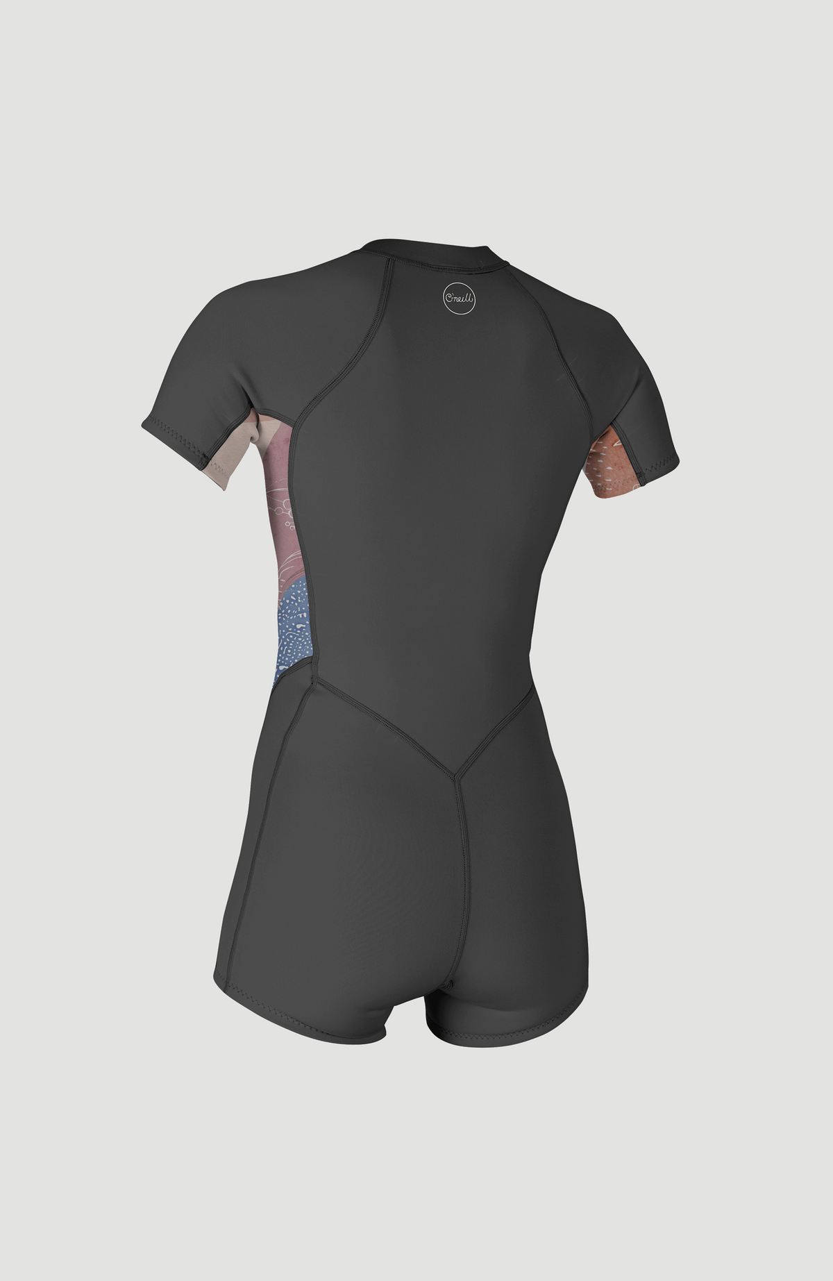 Bahia 2/1mm Front Zip Shortsleeve Spring Wetsuit | GRAPHITE/DESERT BLOOM/DRIFT BL
