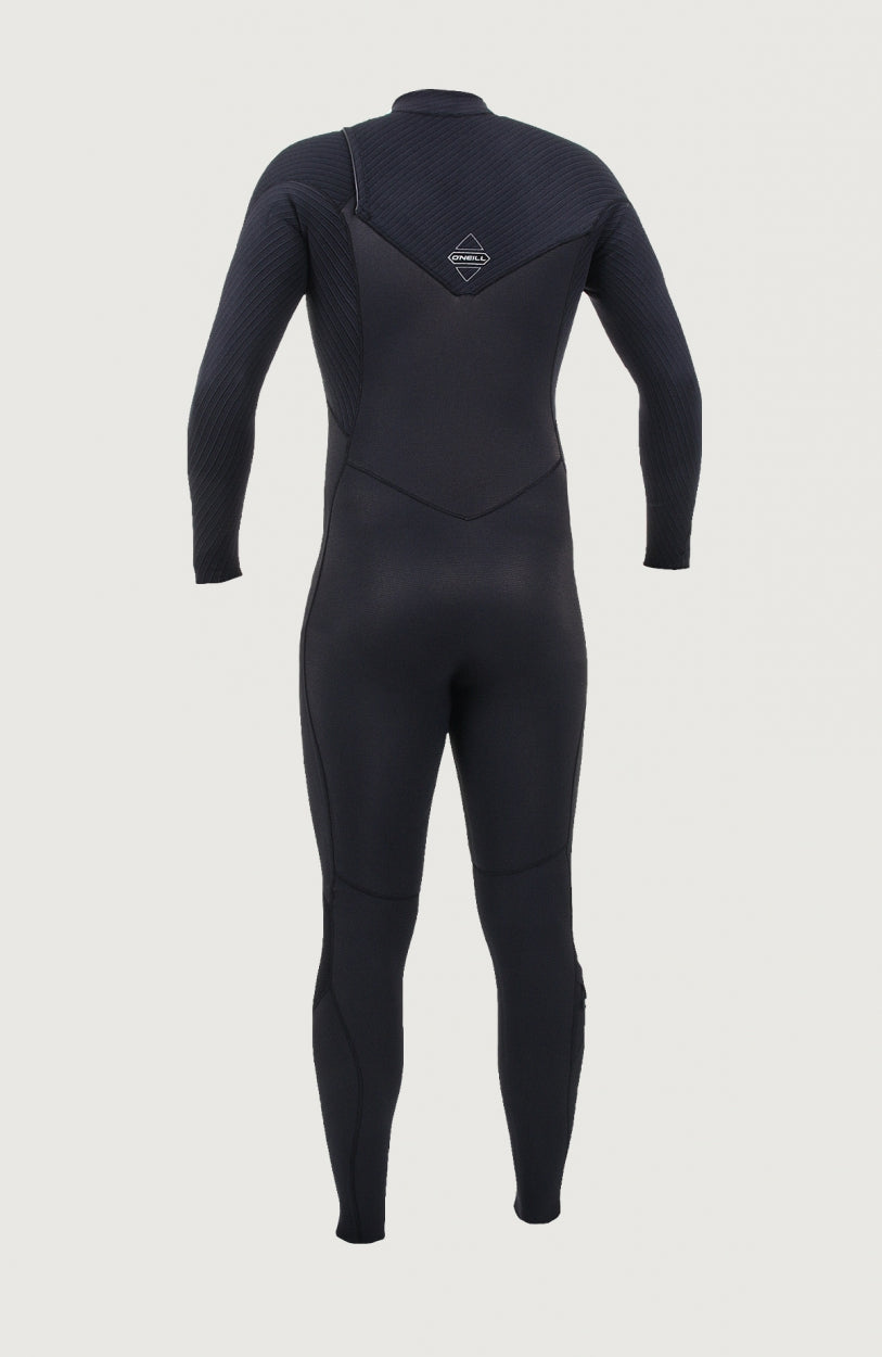 Hyperfreak Plus 3/2mm Chest Zip Full Wetsuit | BLACK/BLACK