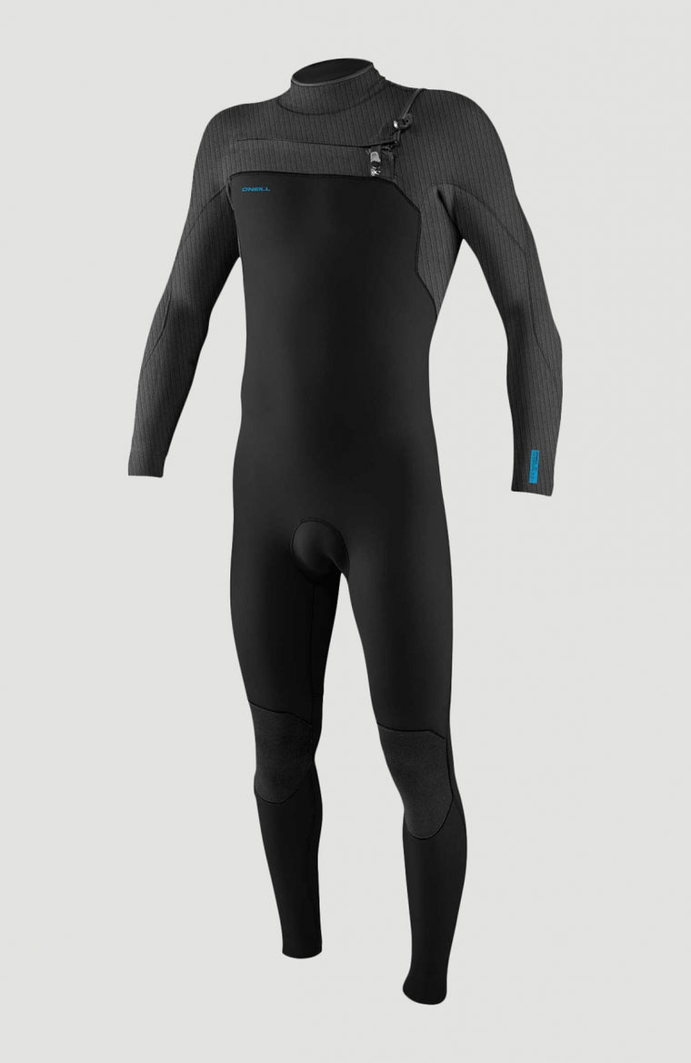 Hyperfreak Plus 3/2mm Chest Zip Full Wetsuit | Black Hyperfreak Plus 3/2mm Chest Zip Full Wetsuit | Black