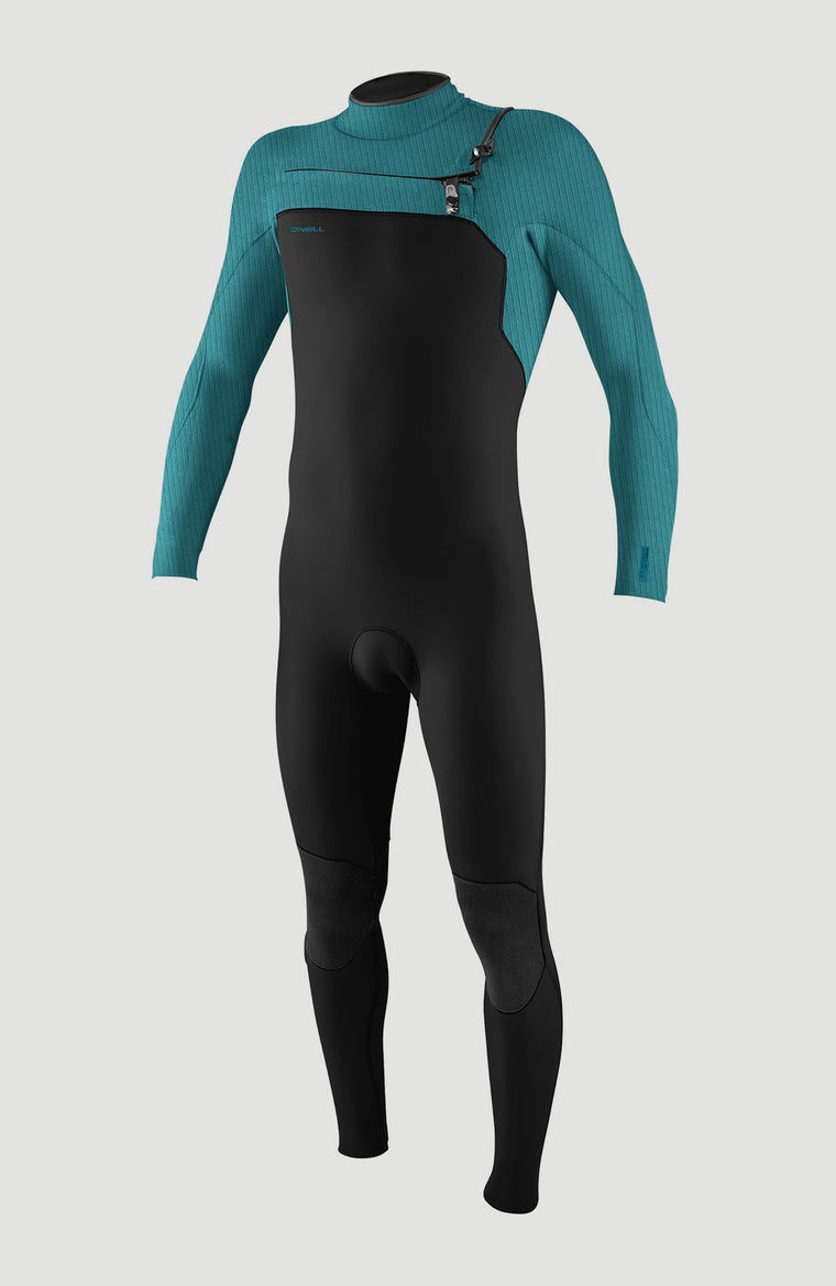 Hyperfreak Plus 3/2mm Chest Zip Full Wetsuit | BLACK/TIDE POOL Hyperfreak Plus 3/2mm Chest Zip Full Wetsuit | BLACK/TIDE POOL