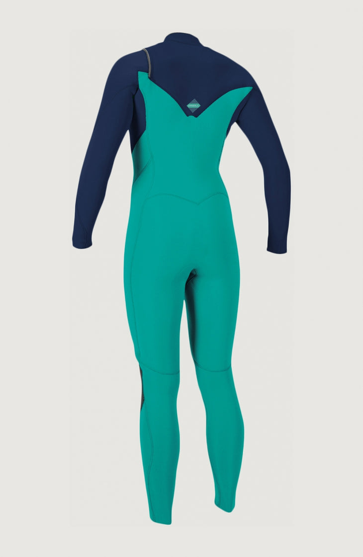 Hyperfreak Plus 4/3mm Chest Zip Full Wetsuit | Light Green