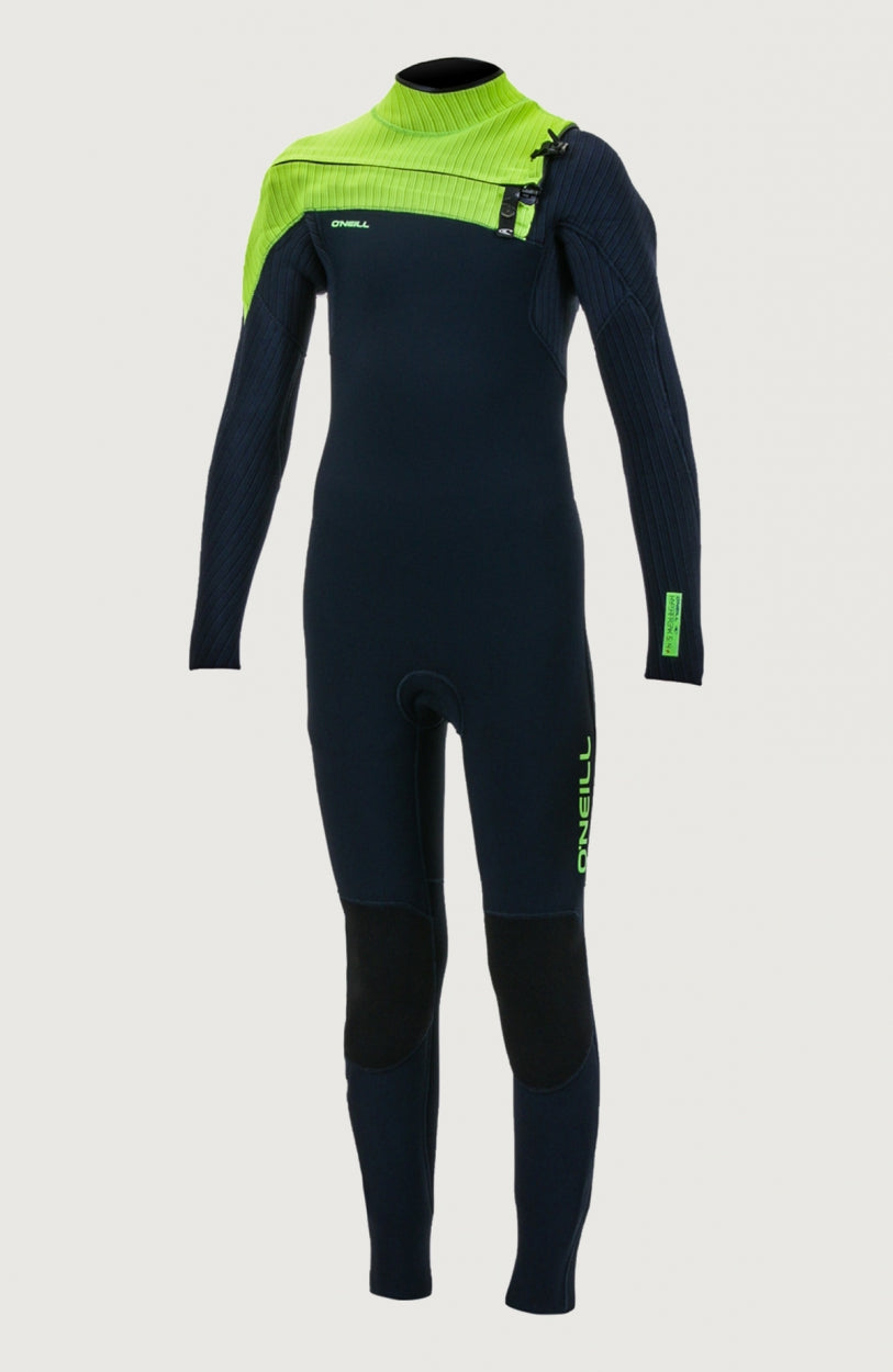 Hyperfreak Plus 4/3mm Chest Zip Full Wetsuit | Dark Blue