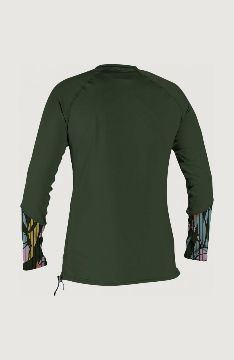 Front Zip Long Sleeve UV Shirt | Dark Green