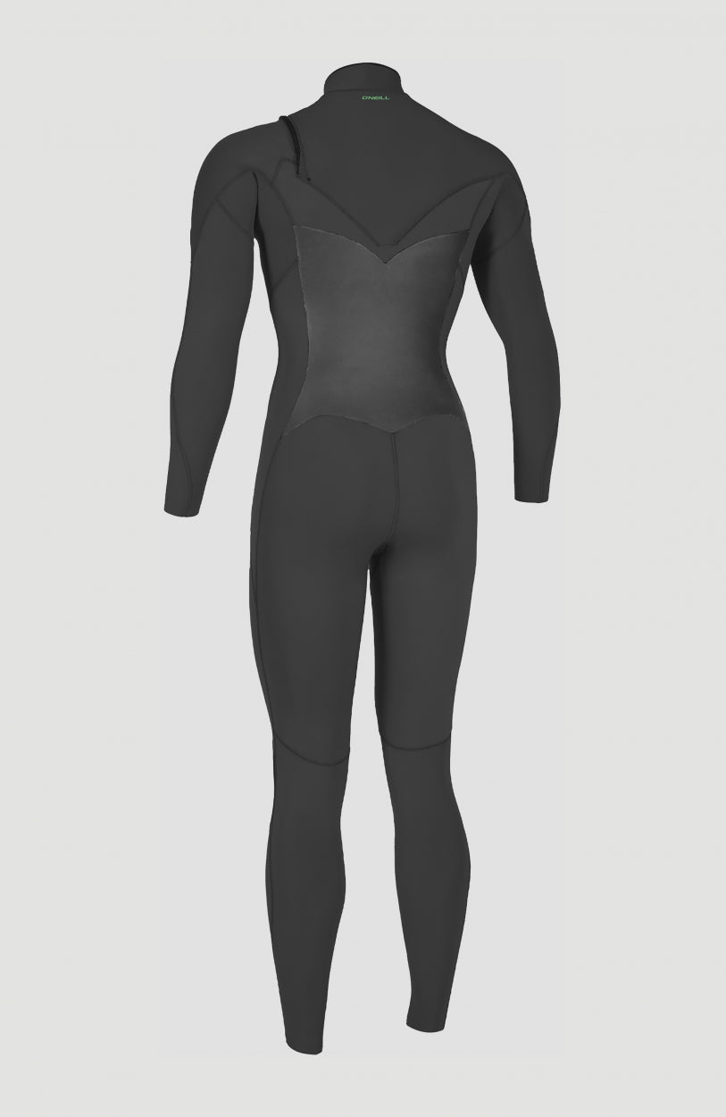 Ninja 5/4mm Chest Zip Full Wetsuit | BLACK/BLACK