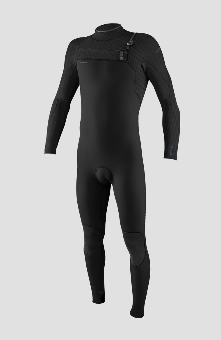 Hyperfreak Wind 4/3+ Chest Zip Full Wetsuit | BLACK/BLACK Hyperfreak Wind 4/3+ Chest Zip Full Wetsuit | BLACK/BLACK