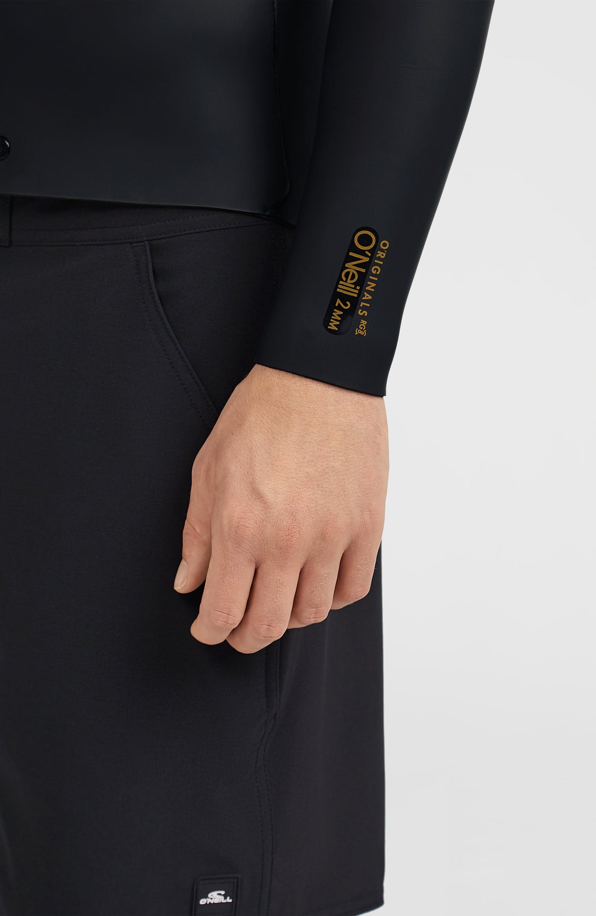 O'Riginals 2mm Beavertail Full Zip Wetsuit Jacket | BLACK/BLACK