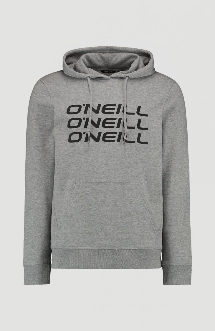 Triple Stack Kapuzenpullover | Silver Melee -A