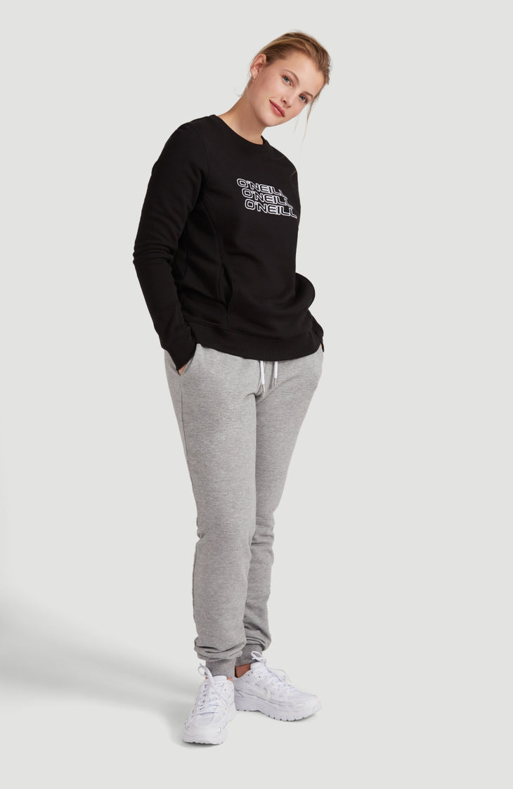 High Waist Jogginghose | Silver Melee -A