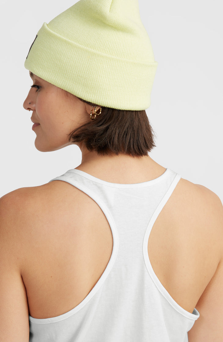 Essentials Racerback-Tanktop | Snow White