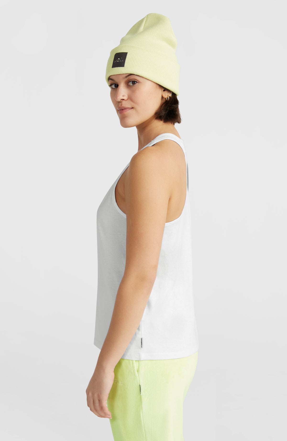 Essentials Racerback-Tanktop | Snow White