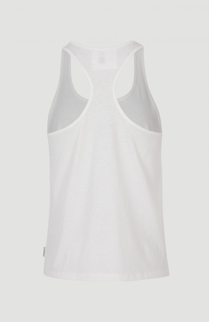 Essentials Racerback-Tanktop | Snow White