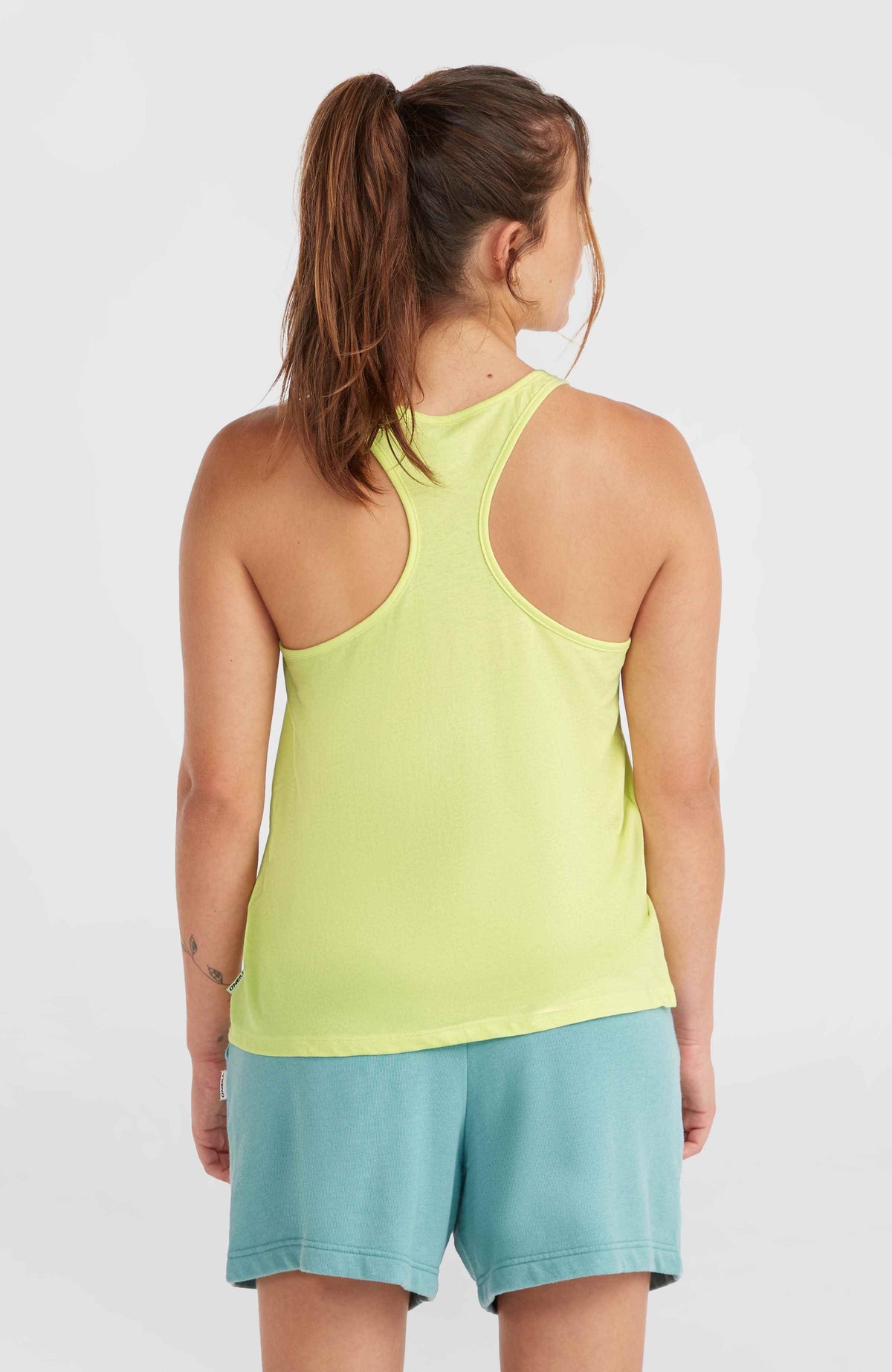 Essentials Racerback-Tanktop | Sunny Lime