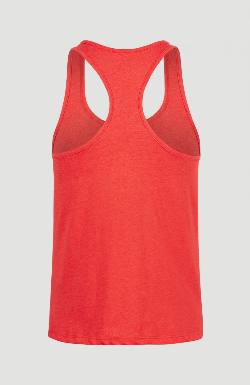 Essentials Racerback-Tanktop | Sunrise Red