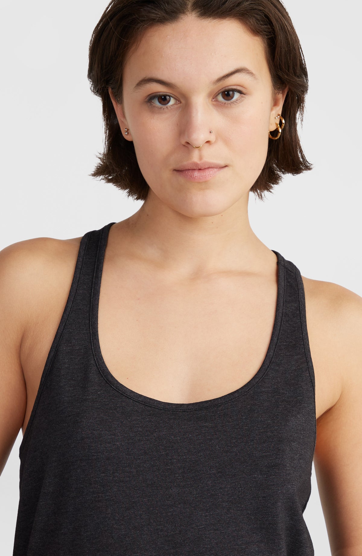 Essentials Racerback-Tanktop | Black Out