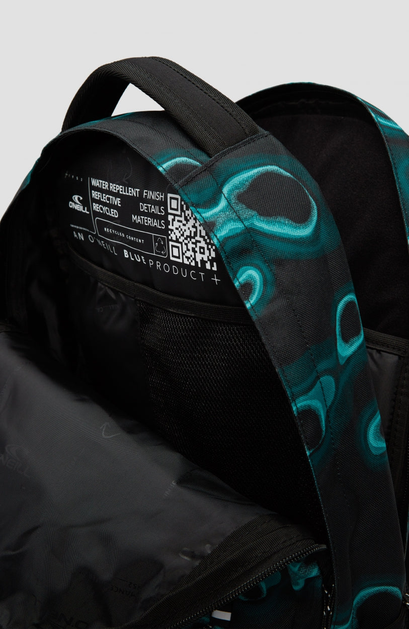 Boarder Plus Rucksack | Blue Heat Map